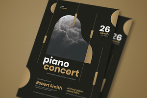 Piano Concert Event Flyer