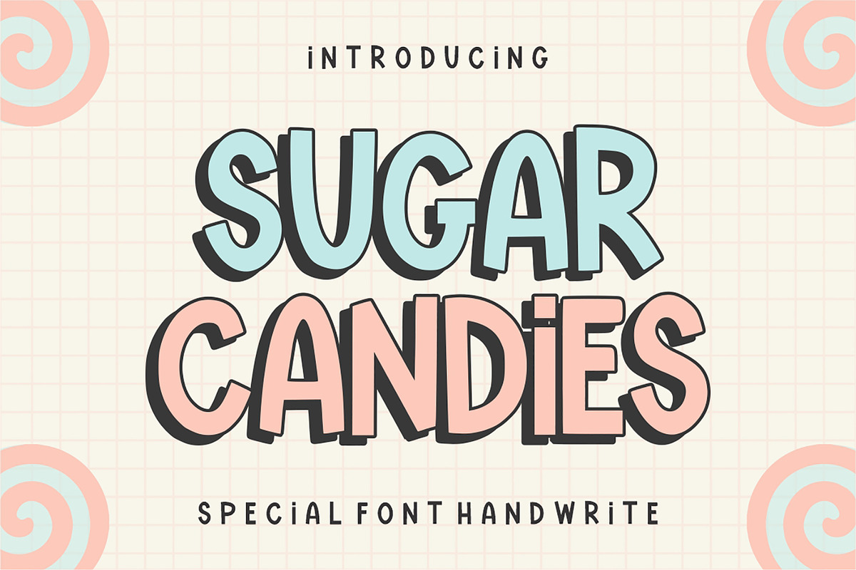 Sugar Candies, a Font by Limited.studio (Photo 1 of 6)