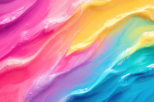 Vibrant fluid color patterns create, a Photo by Iftikhar Alam