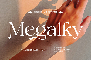 Megalky Modern Elegant Serif Font