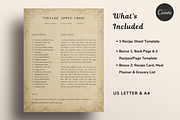 Vintage Recipe Book Template Canva, a Templates & Theme by OrganizationOasisRo (Thumbnail 2 of 10)