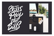The Beard - Branded Typeface +Extras, a Script Font by Dirtyline Studio (Thumbnail 5 of 15)