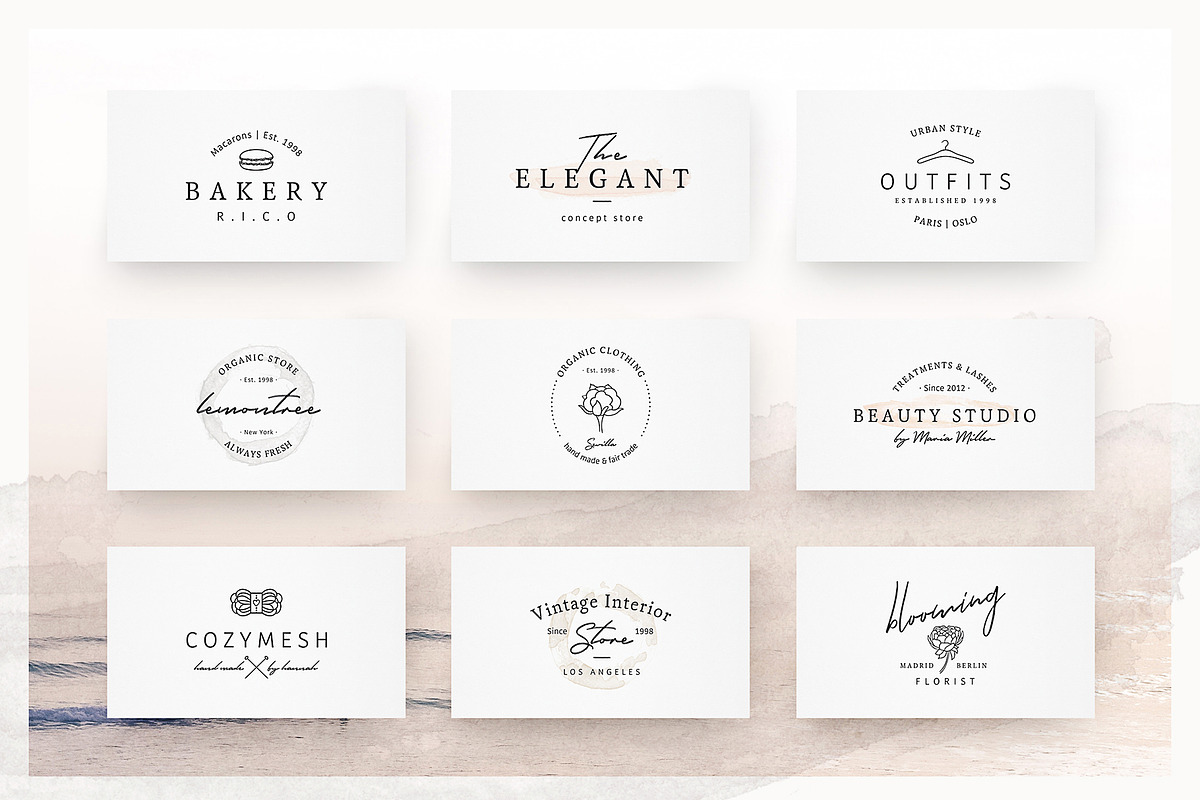 So Female Branding Kit +Watercolours, a Branding & Logo Template by ...