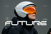 Gluf-Futuristic Font, a Sans Serif Font by Fortunes Co (Thumbnail 2 of 8)
