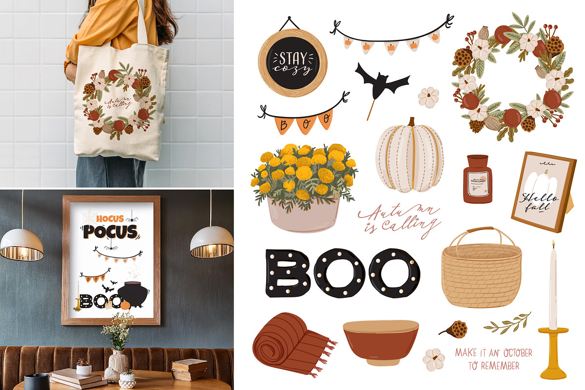 Botany & Halloween mystery BUNDLE, a Decorative Illustration by Ruslana Lubenets (Photo 10 of 47)