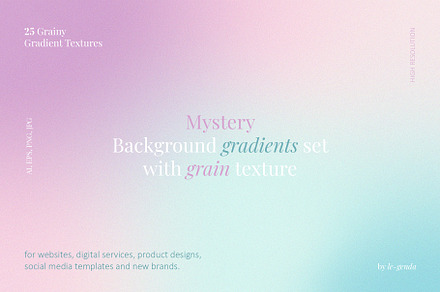 25 Abstract pastel gradients. Vol 3