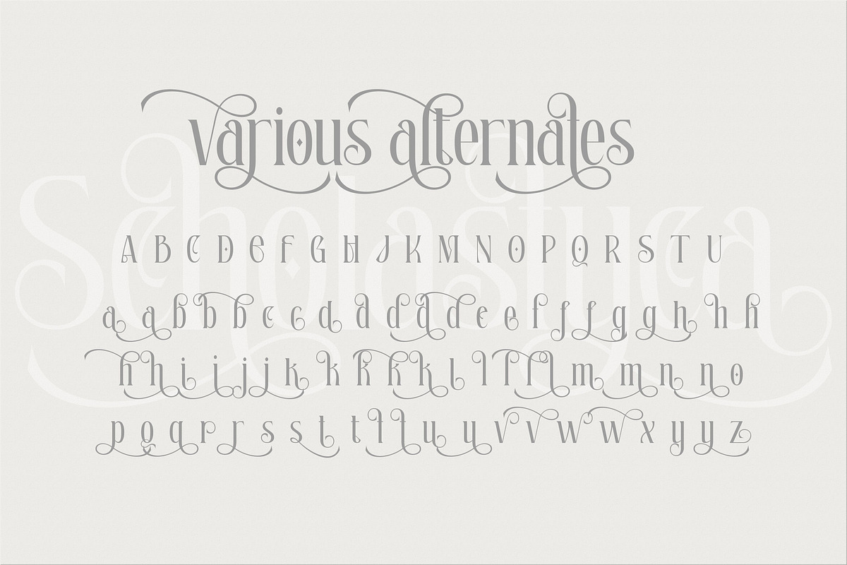 Scholastyca | Serif Typeface, a Serif Font by Almeera Std (Photo 7 of 12)
