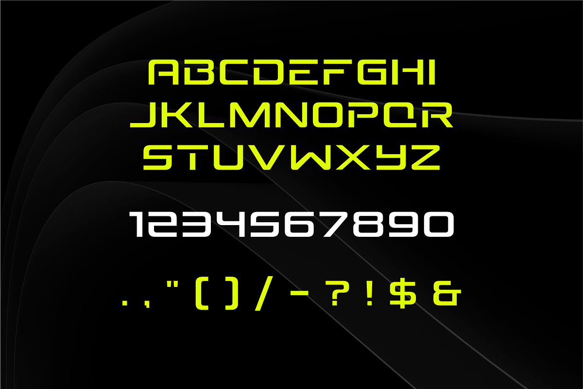 BERSAN – Futuristic Modern font, a Sans Serif Font by Vroz Studio (Photo 2 of 8)