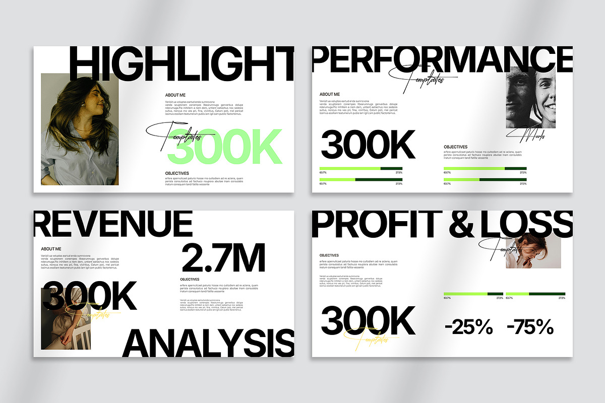 Annual Report Presentation Template, a Presentation Template by Oriofix (Photo 6 of 11)