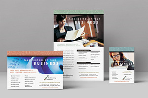 Bookkeeping Services Flyer Template, a Flyer Template by StockLayouts