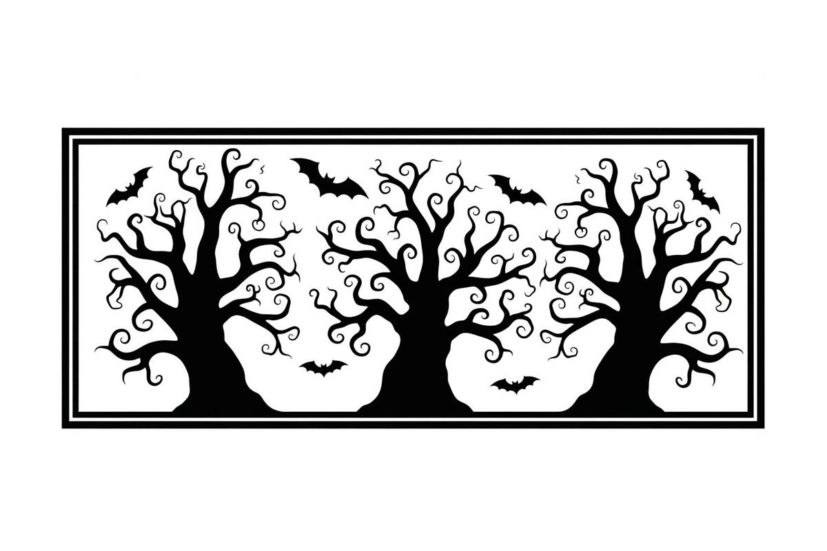 Dark Halloween Forest Design, a Graphic by BIPLOB EXPERT (Photo 3 of 13)