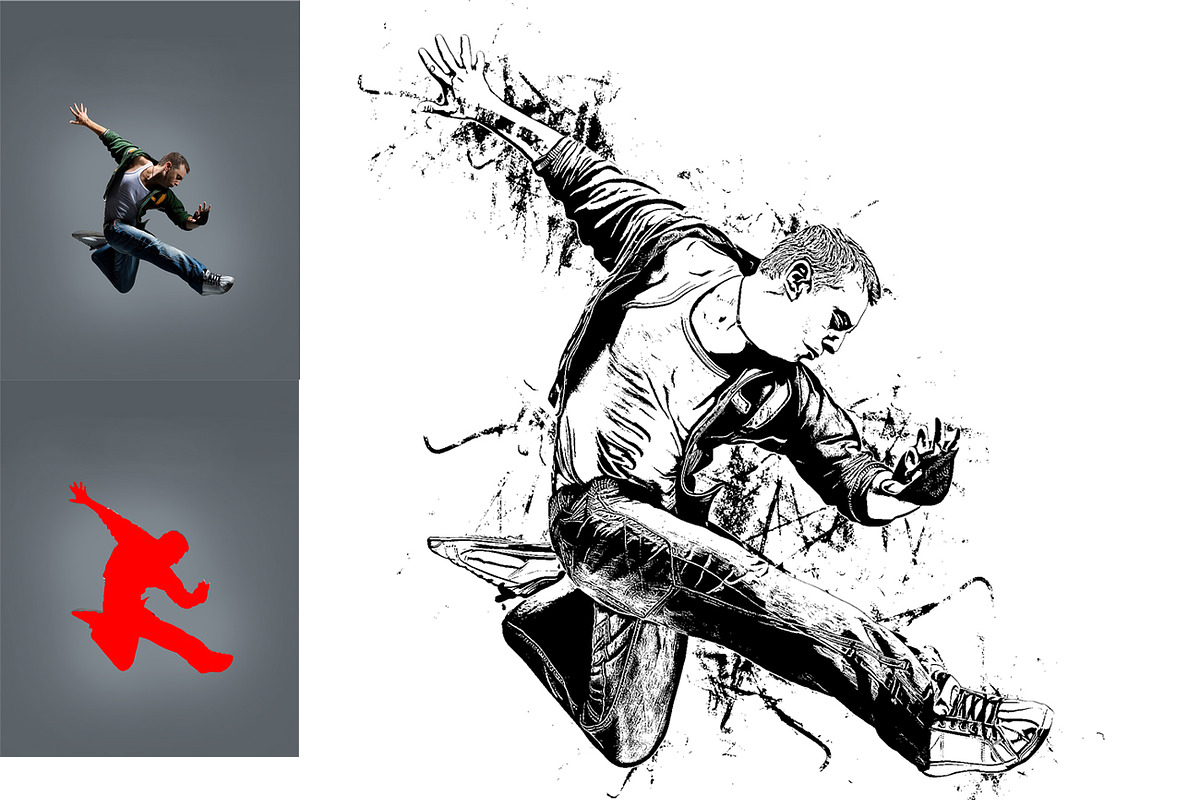 Vector Tracing Photoshop Action, an Action Add-On by MRI STUDIO (Photo 10 of 21)