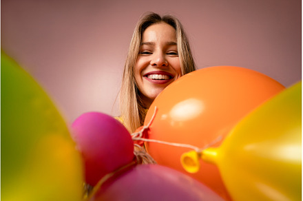Studio portrait of a happy young, a Person Photo by HalfPoint