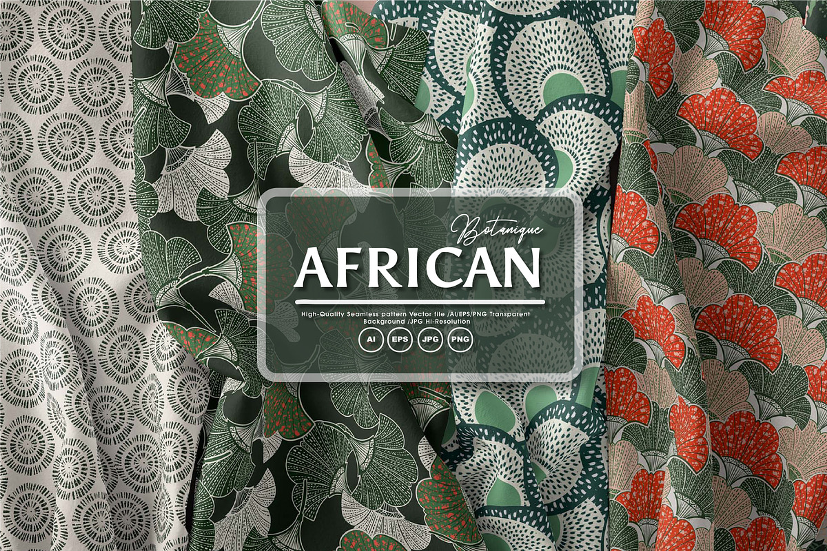 AFRICAN Botanique, a Pattern Graphic by MSNTY STUDIOX (Photo 1 of 20)