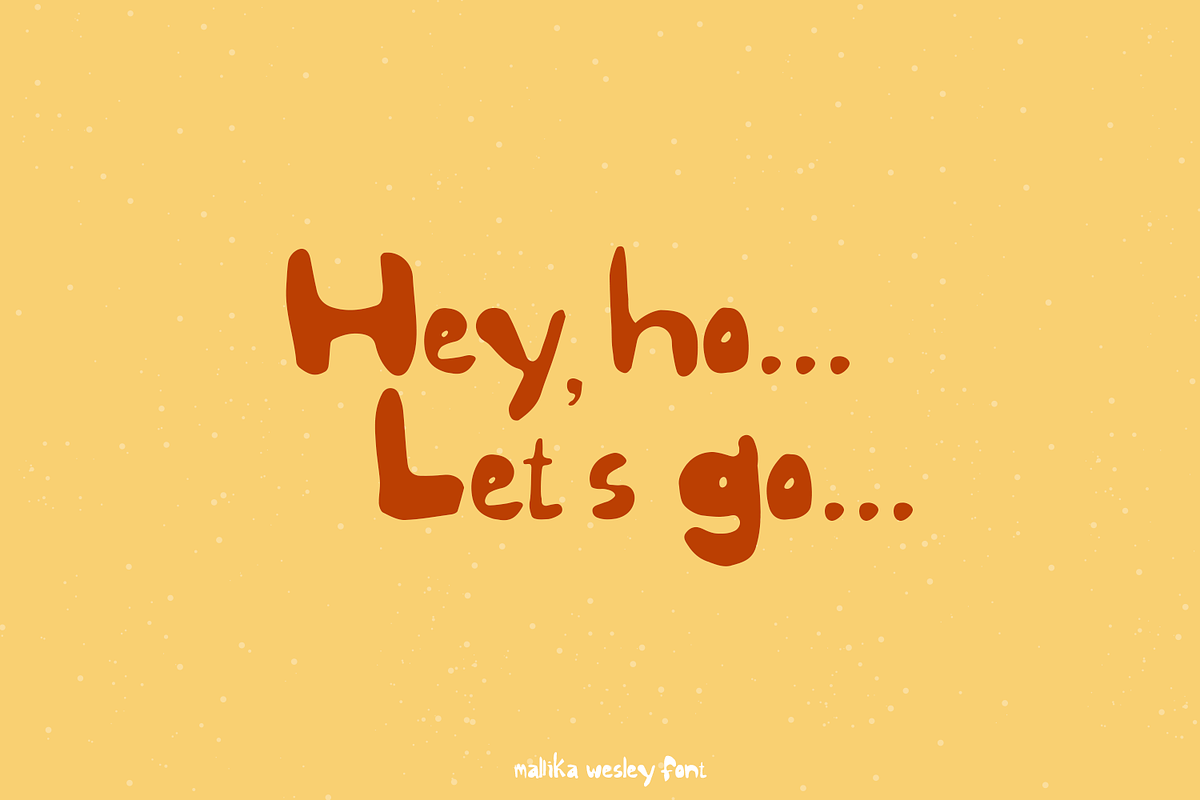 Mallika Wesley - Playful Font, a Handwritten Font by madeDeduk (Photo 3 of 15)