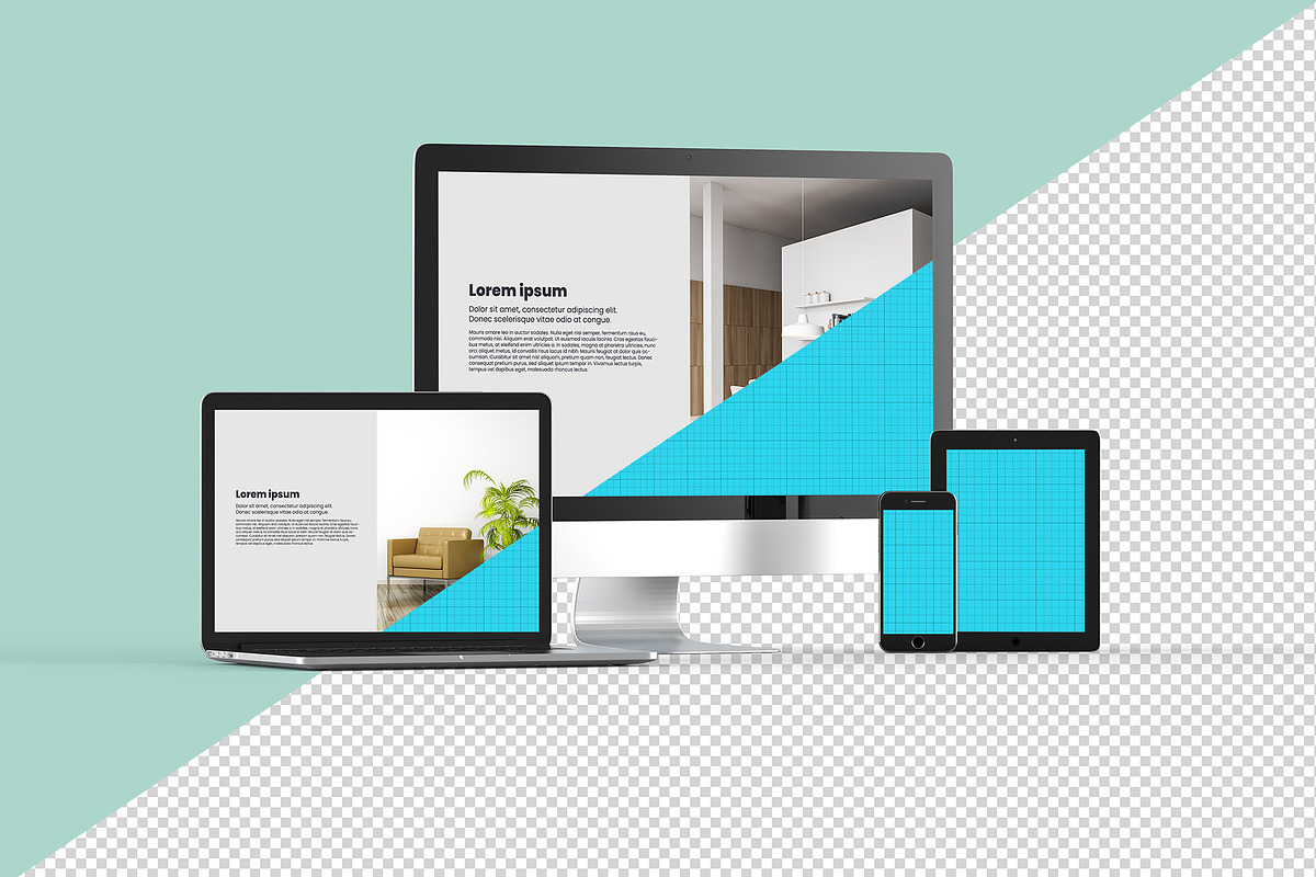 Responsive Screen Device Mockups, a Mac Mockup by Illusiongraphic (Photo 12 of 15)