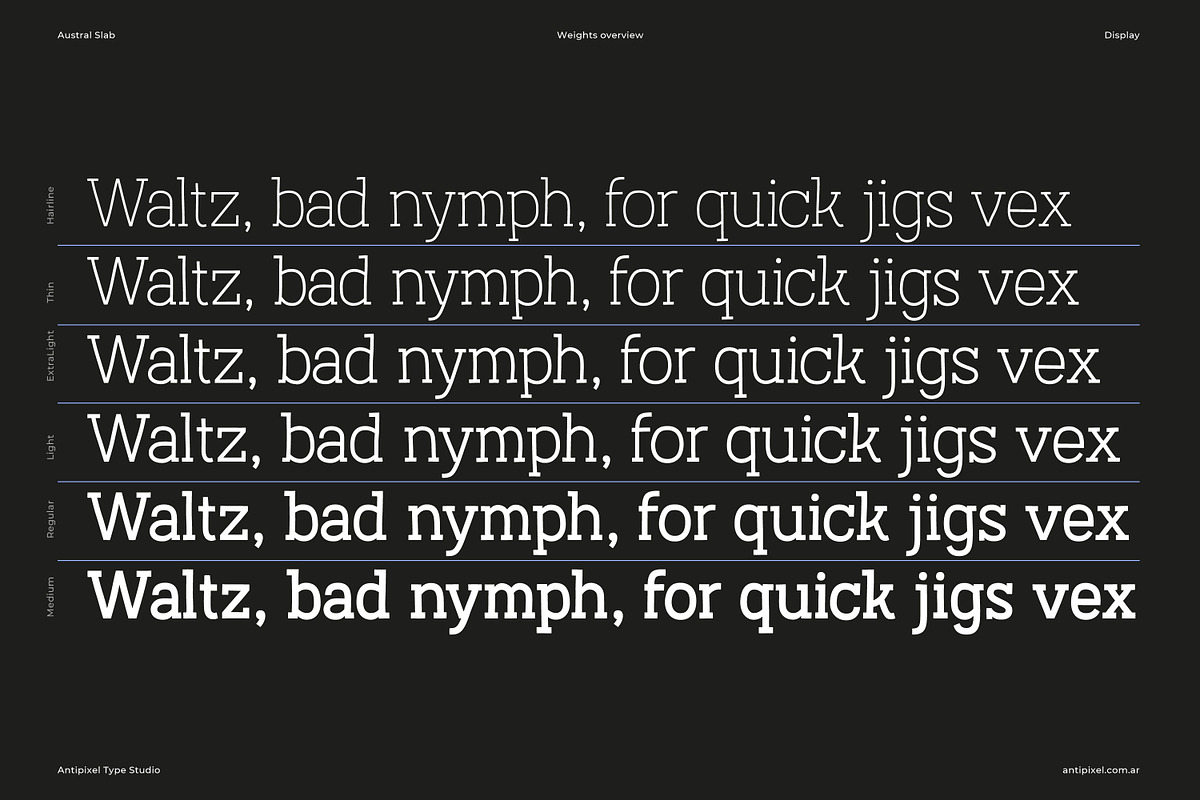 Austral Slab | Hand-drawn Slab Serif, a Slab Serif Font by Antipixel Type Studio (Photo 11 of 17)