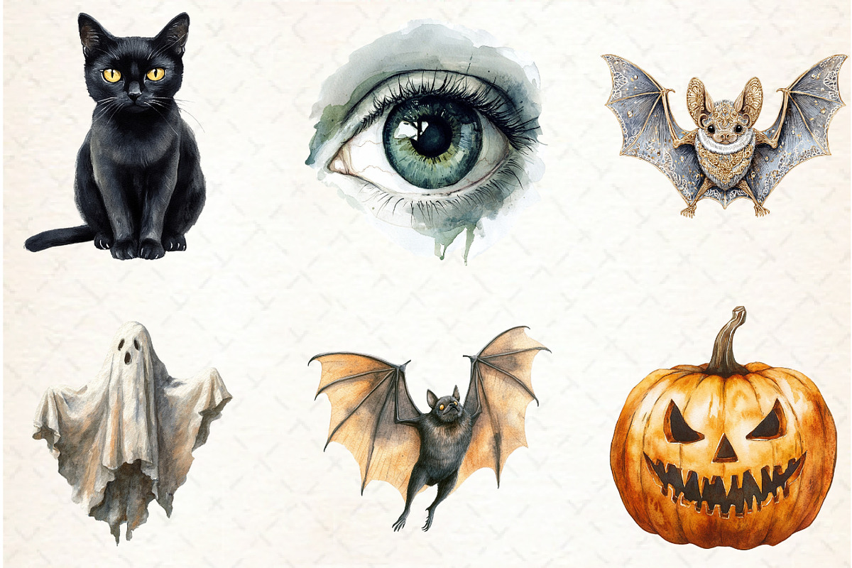 Vintage Gothic Halloween Elements, a Graphic by Libby Wishes (Photo 2 of 5)