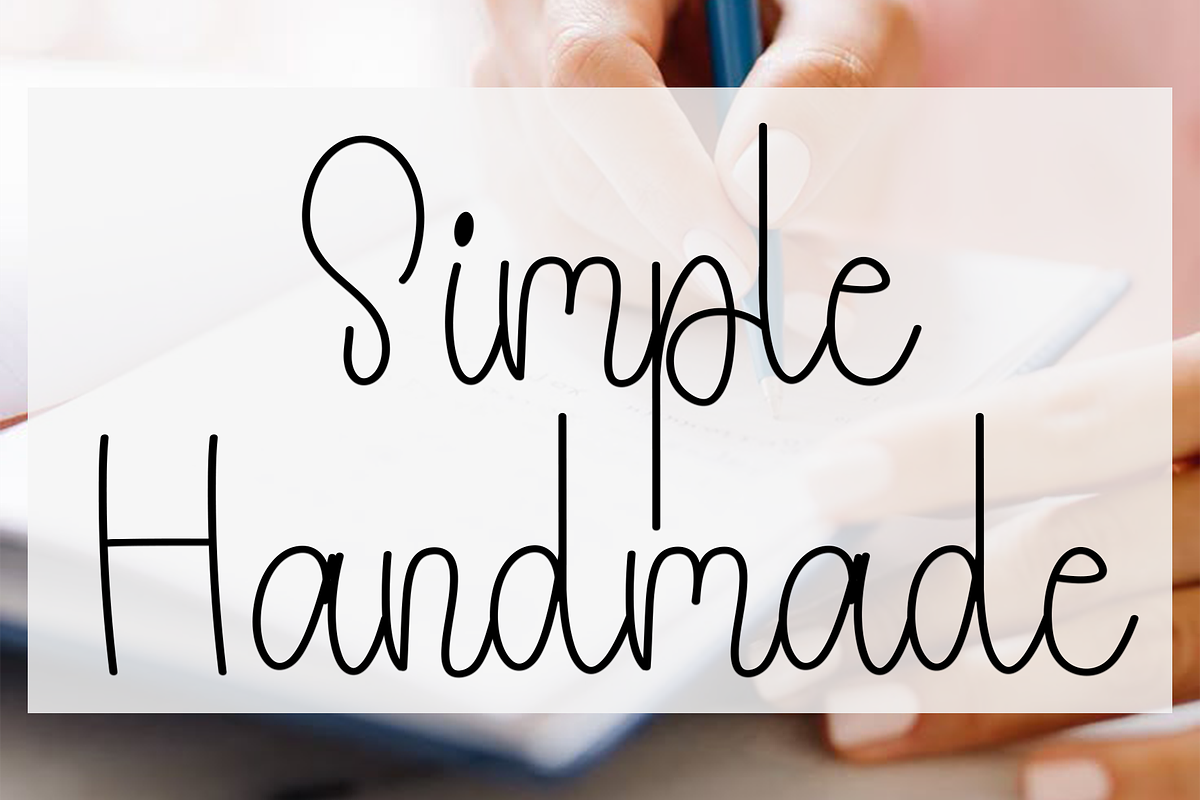 Homemade, a Handwritten Font by InermediaSTUDIO (Photo 5 of 8)