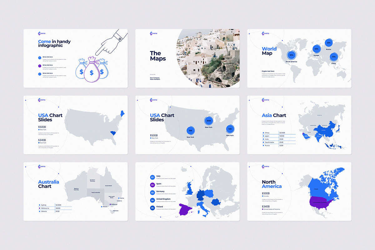 CRYPTO Powerpoint Template (Light), a Presentation Template by ShapeSlide (Photo 12 of 17)