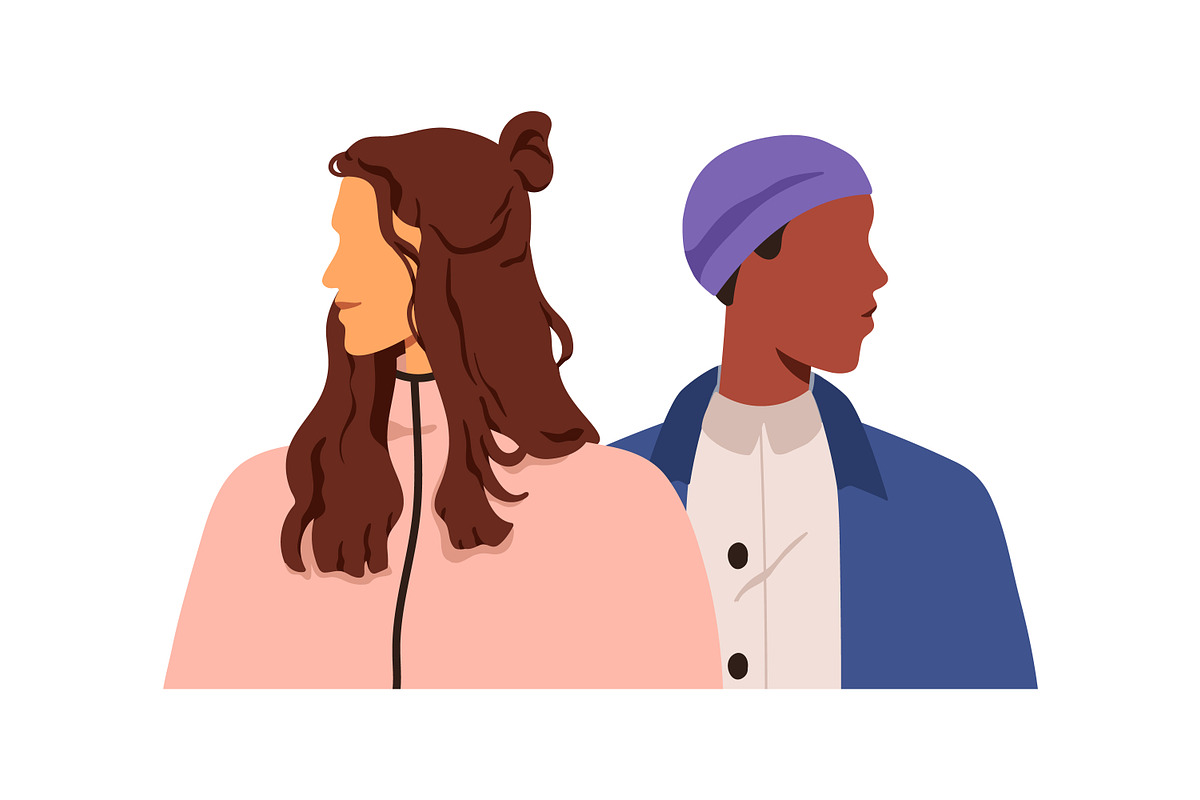 Diverse couples meeting set, a Person Illustration by Good Studio (Photo 10 of 16)