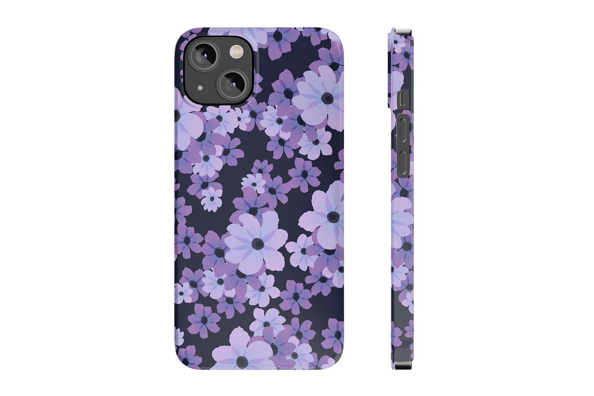 Purple Flowers Seamless Pattern, a Graphic by KA7-Designs (Photo 3 of 6)