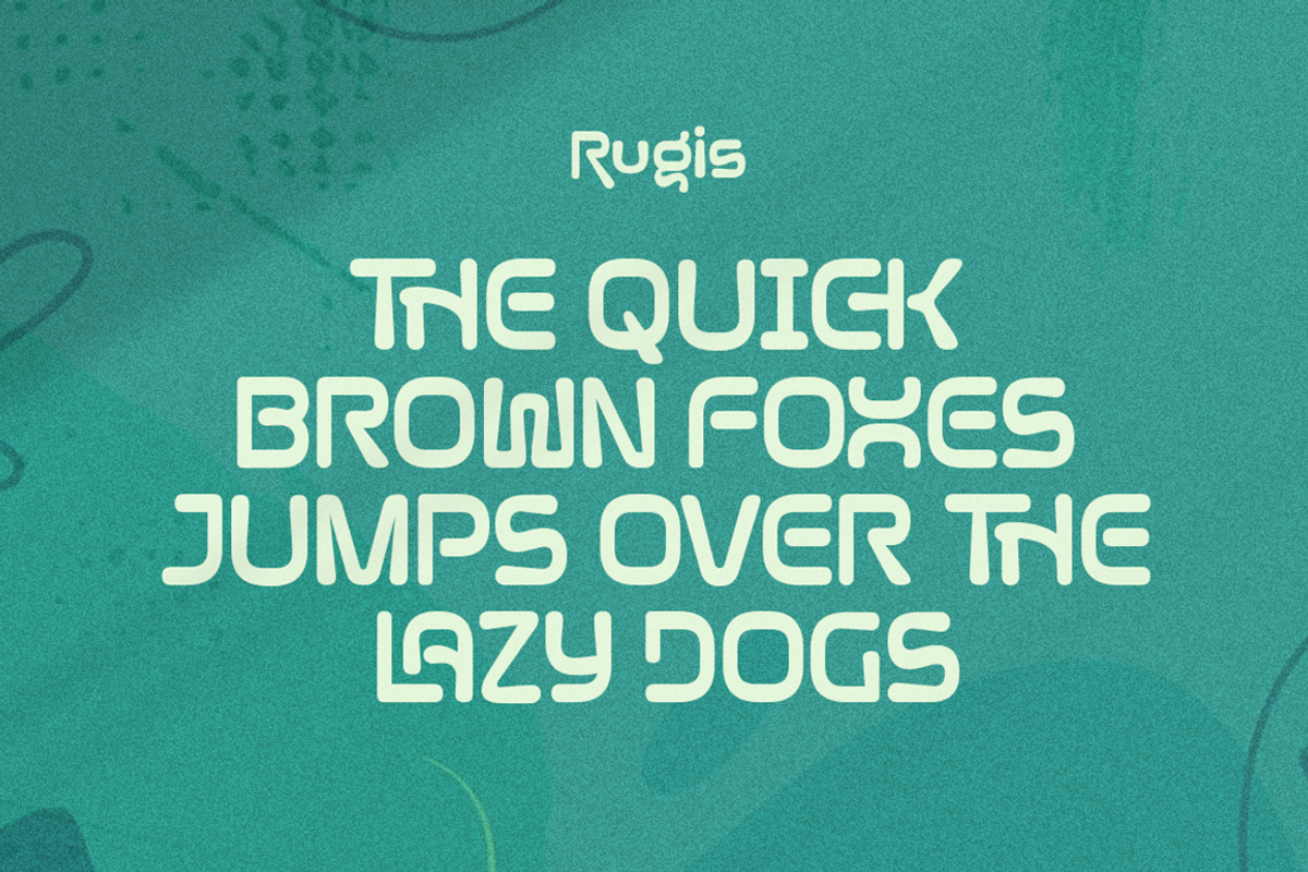Rugis Typeface, a Sans Serif Font by Grontype (Photo 6 of 8)
