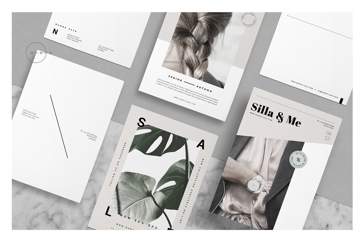 3 Lifestyle Postcard Flyers • Nanna, a Card Template by Nonola (Photo 3 of 4)