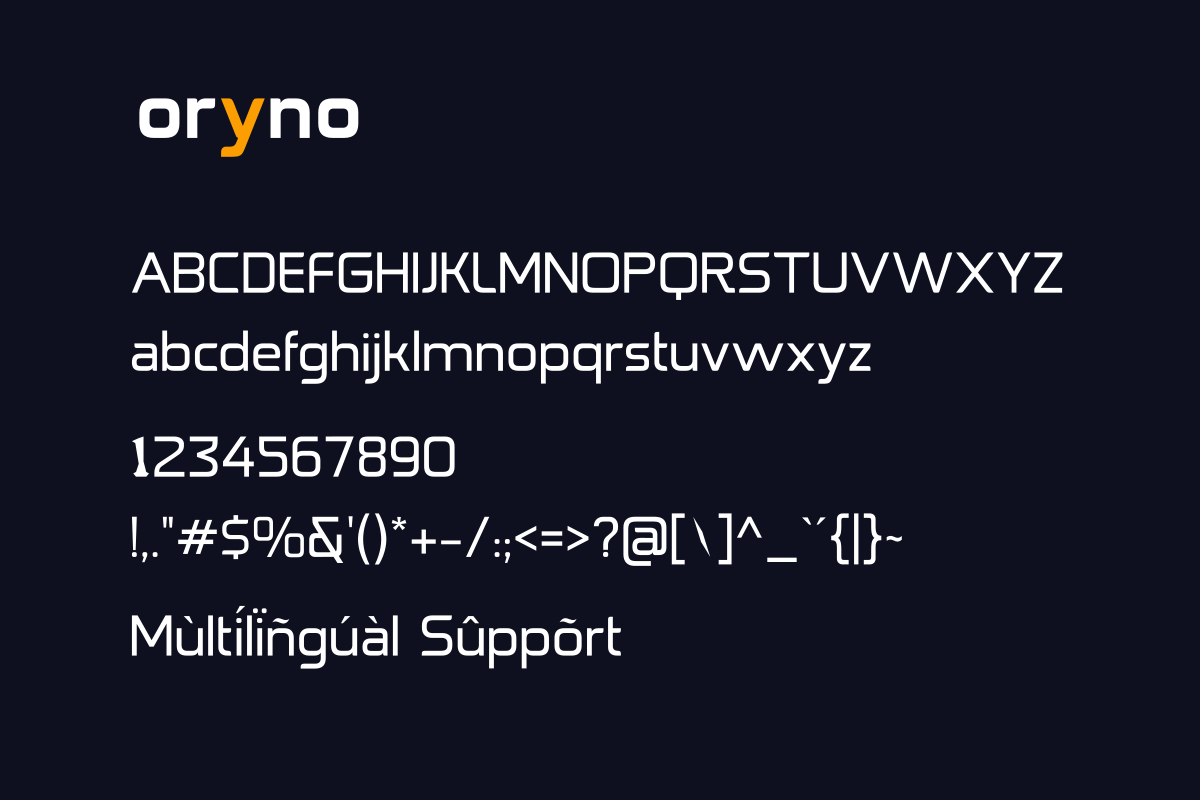 Oryno, a Sans Serif Font by Zafiratype (Photo 9 of 10)