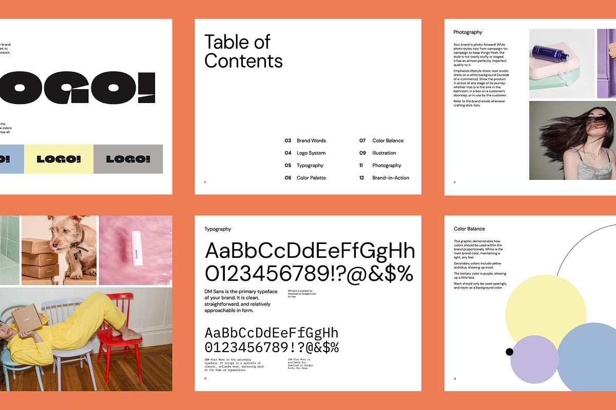 Brand Book Template | Clean, a Presentation Template by Fred&Co. (Photo 1 of 3)