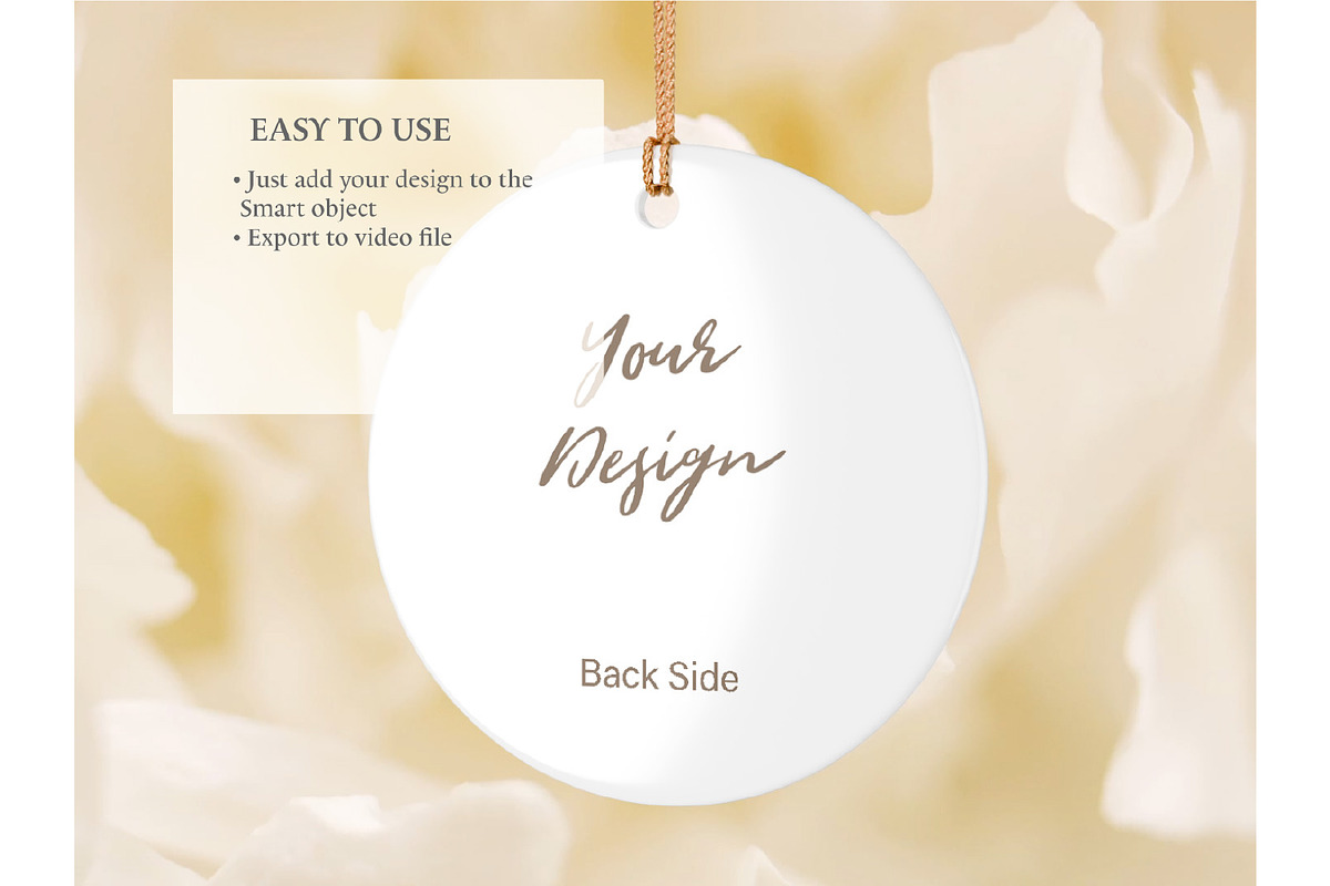 Ceramic Ornament Video Mockup, a Cups & Container Mockup by MockupsBox (Photo 5 of 5)