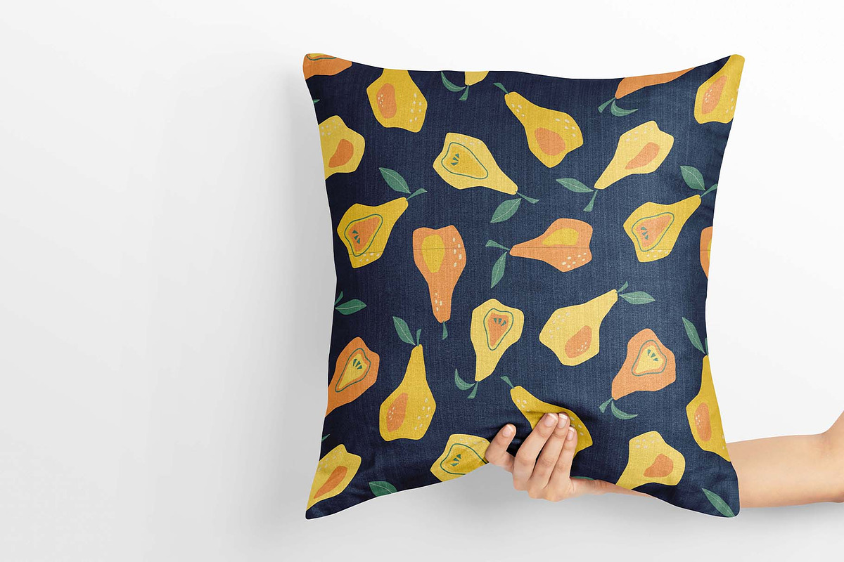 Sweet Pears Seamless Pattern Set, a Pattern Graphic by Irina Ostapenko (Photo 4 of 5)