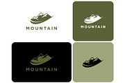 Mountain Range Silhouette Logo, a Branding & Logo Template by ika trisiana (Thumbnail 1 of 2)
