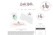 Emily Belle WordPress Theme, a WordPress Template by Wacky Jacqui's Designs (Thumbnail 2 of 4)