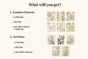 Antique Botanical Patterns & Prints, a Pattern Graphic by Ninterints (Thumbnail 5 of 13)