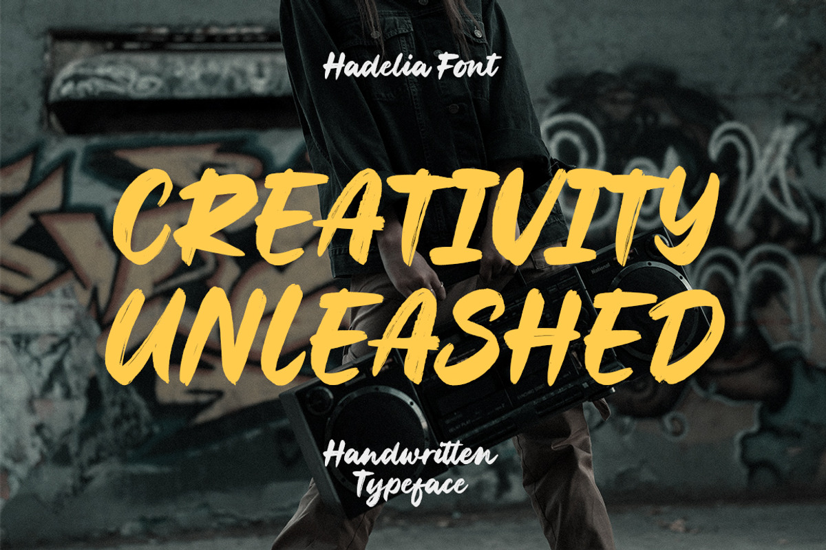 Hadelia Brush, a Handwritten Font by Fargun Studio (Photo 10 of 11)