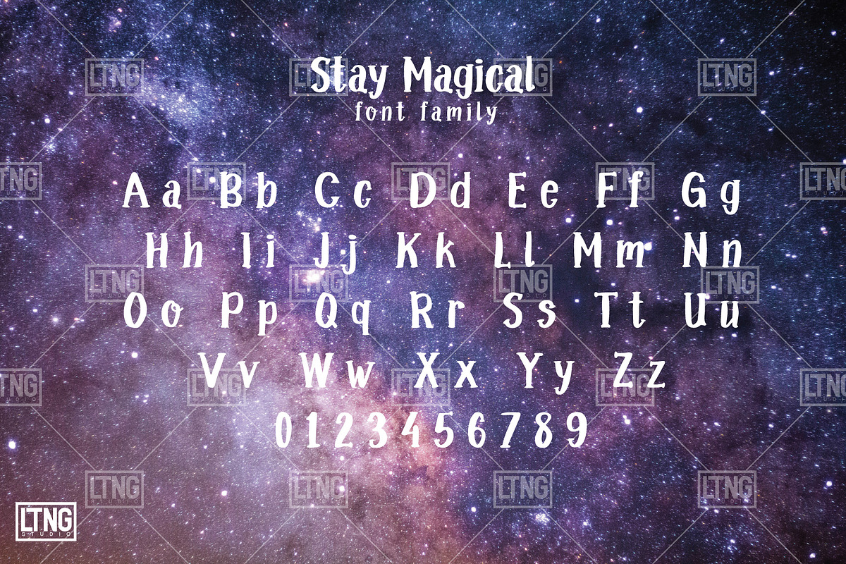 Stay Magical Font Family preview 4