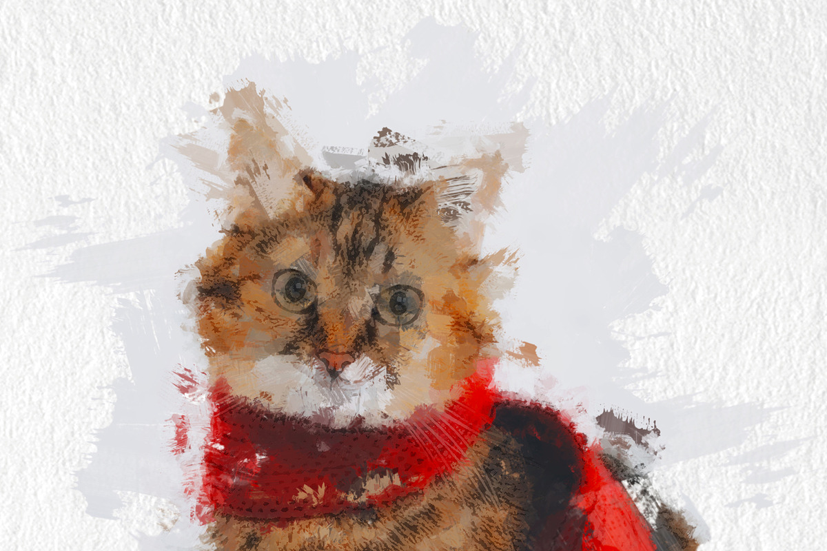 Acrylic oil Painting PS Action, an Action Add-On by INTENTFX (Photo 7 of 20)