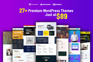 27 Premium WordPress Themes Bundle