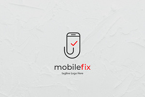 mobile online logo premium
