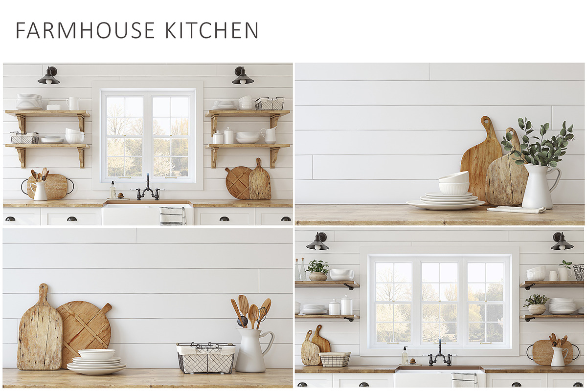 BIG BUNDLE Farmhouse Style, a Poster Template by MyHomeMockups (Photo 5 of 11)