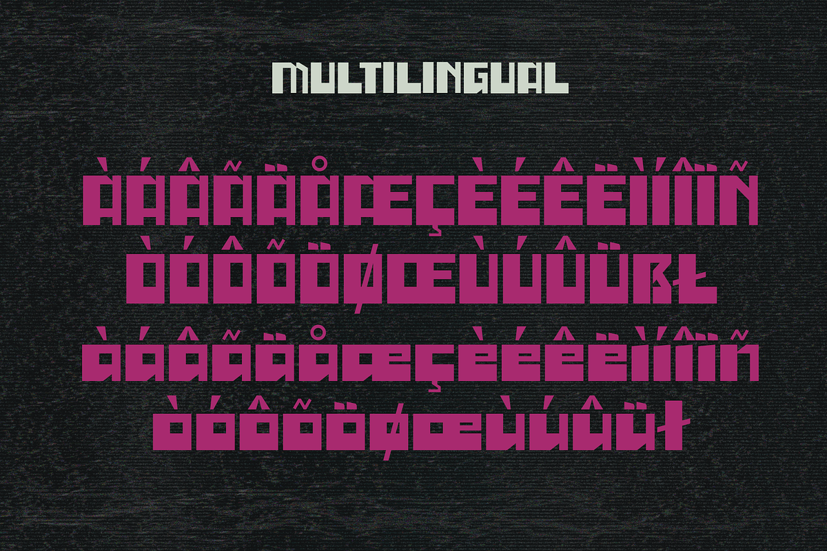 Blockhide - A Modern Techno, a Sans Serif Font by Marvadesign (Photo 5 of 6)