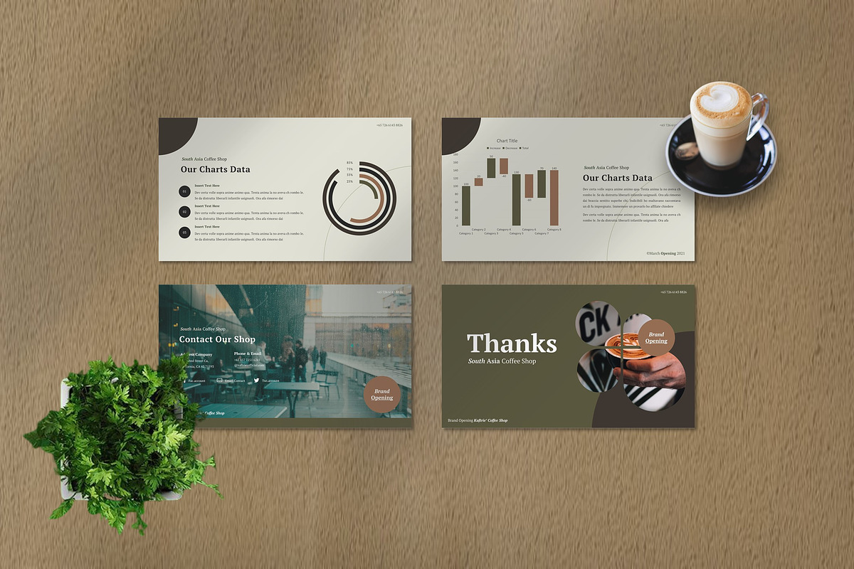 Kaftrie - Coffee Shop Keynote, a Presentation Template by Dhabee
