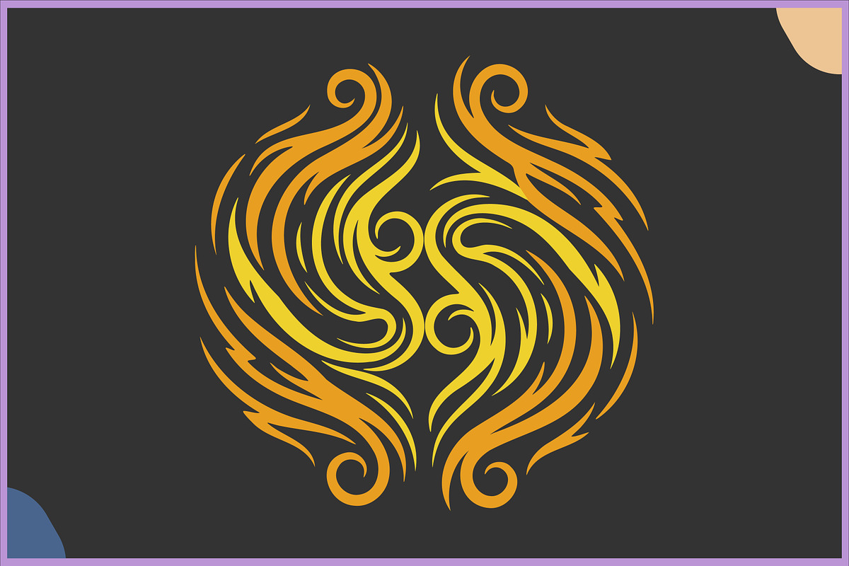 Maori Flame Tattoo Clipart SVG, an Object Illustration by Gfx Expert Team (Photo 3 of 3)