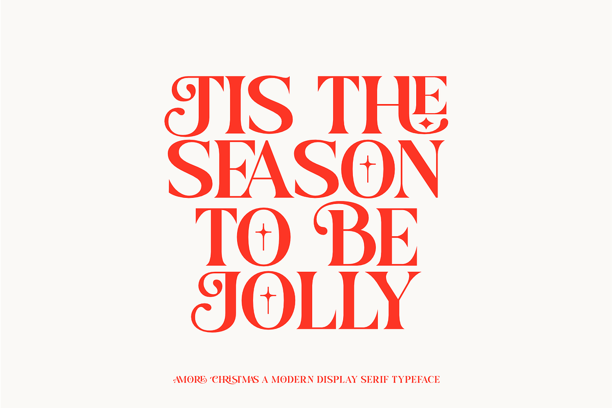 Amore Christmas - Christmas Font, a Serif Font by Keithzo (Photo 5 of 8)