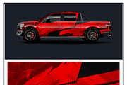 Dynamic Race Car Graphics Set, a Texture Illustration by CarWrap design (Thumbnail 1 of 3)