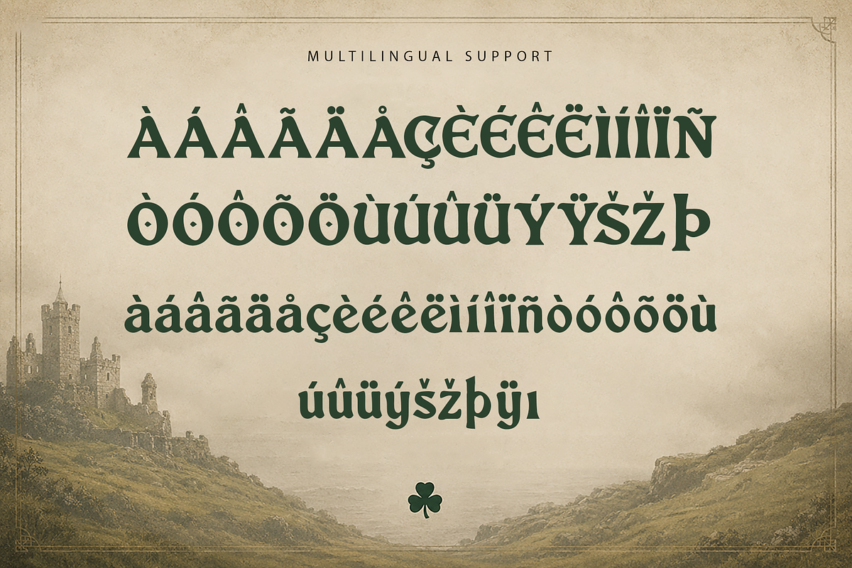 Emerald Isle - Modern Display Font, a Serif Font by overlaytemplates (Photo 5 of 5)