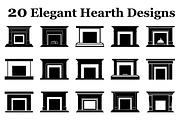 20 Elegant Hearth Designs, a Graphic by Artivon (Thumbnail 1 of 14)