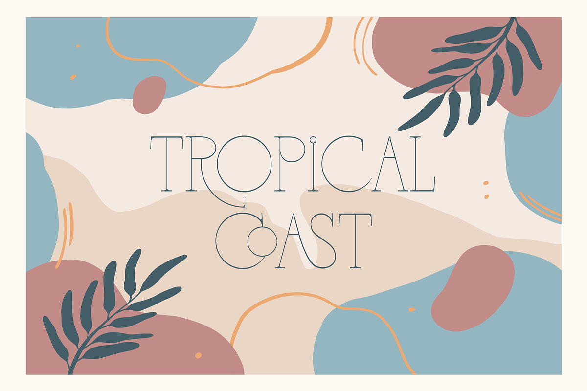 Costa Del Sol - Fun Ligature Font, a Font by Tropical Type