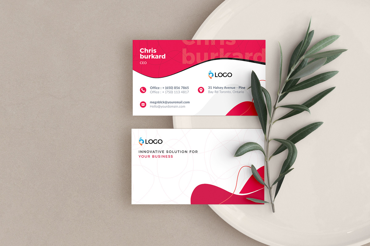 Bundle - Modern Business Cards, a Business Card Template by Crevo Studio (Photo 8 of 8)